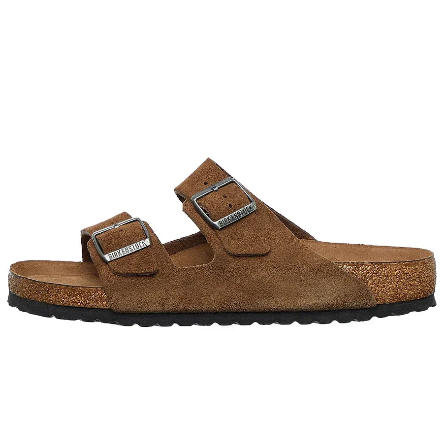 Birkenstock Arizona Dark Tea Suede Sandal