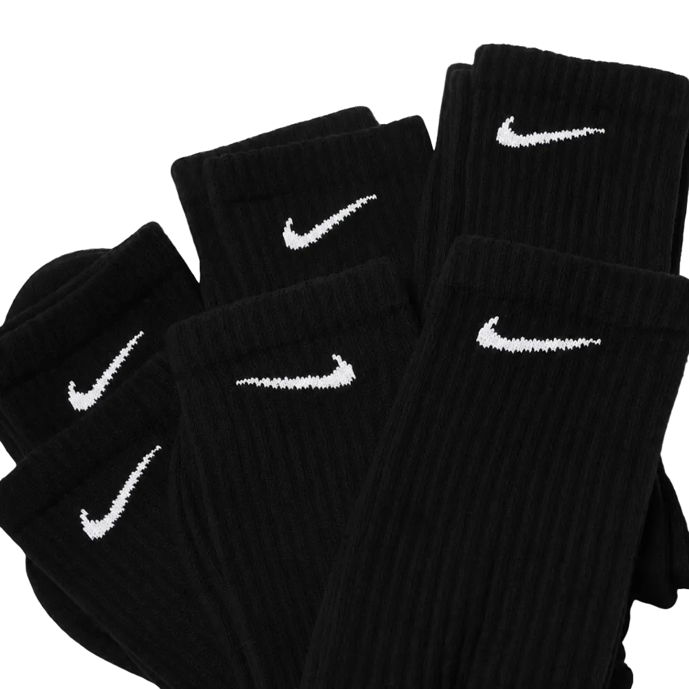 Nike Everyday Cushioned Training Crew Socks Men’s White 6-Pack