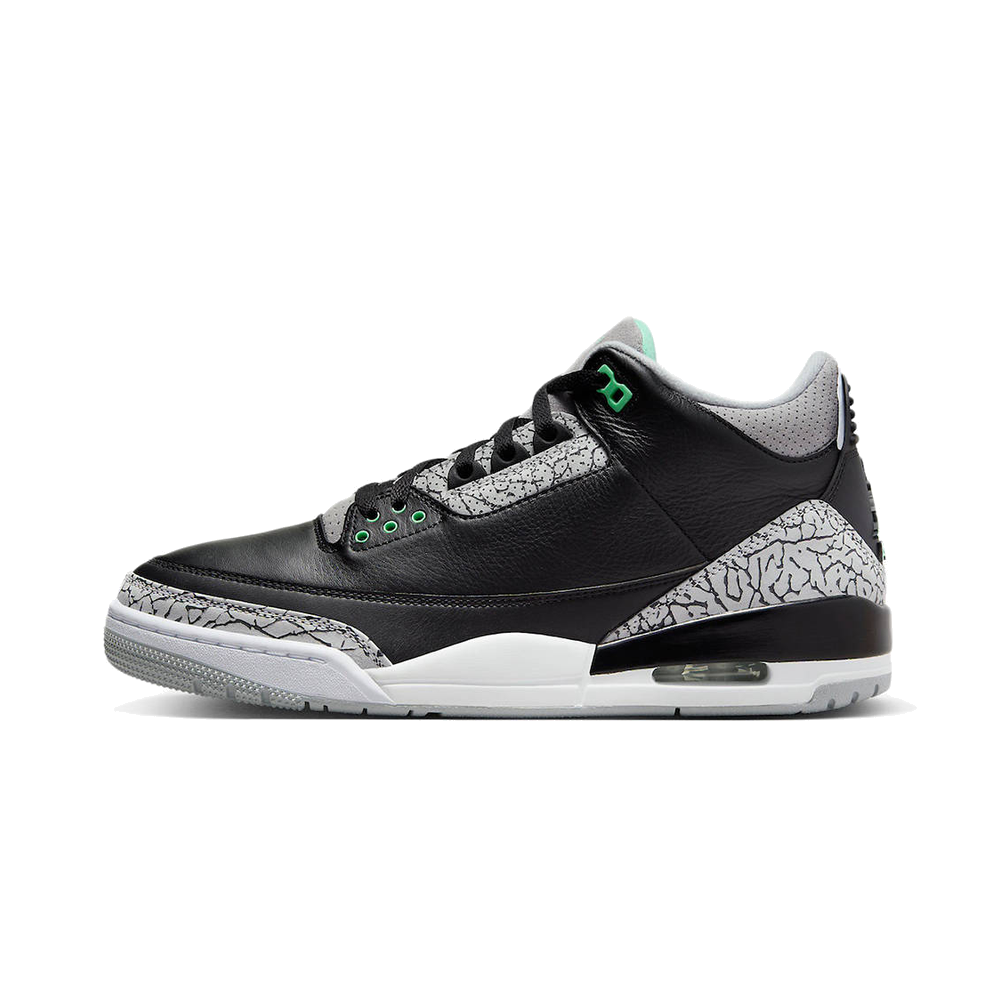 Jordan 3 Retro Green Glow Sneaker