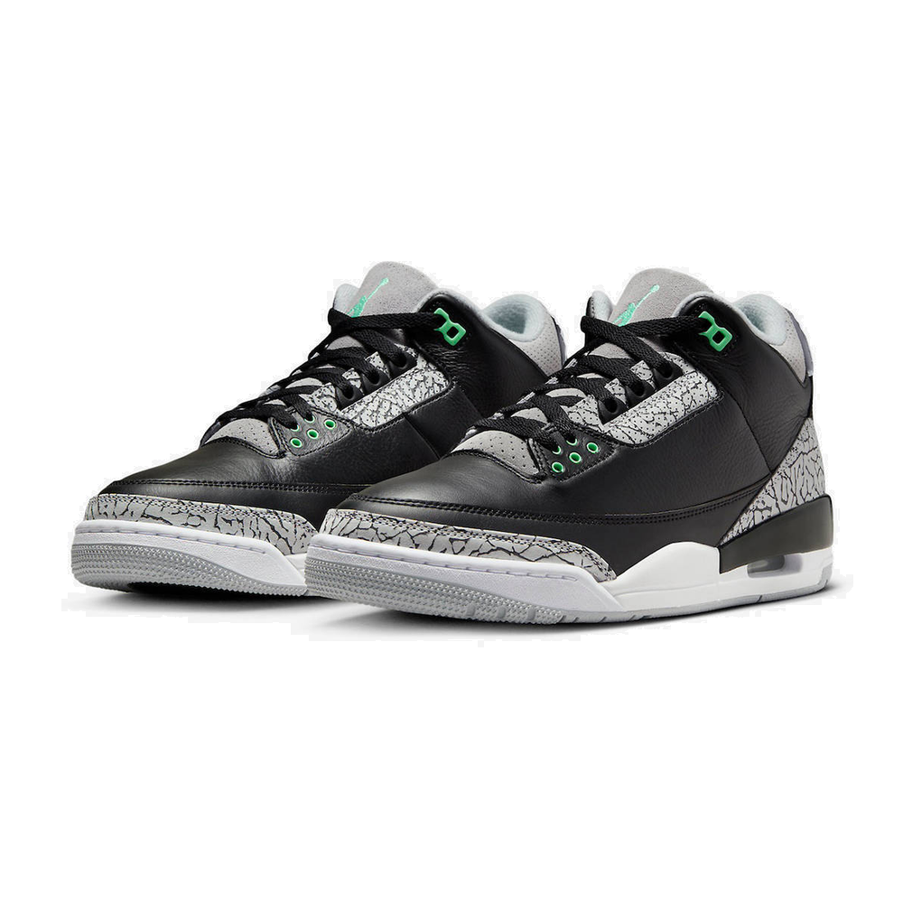 Jordan 3 Retro Green Glow Sneaker