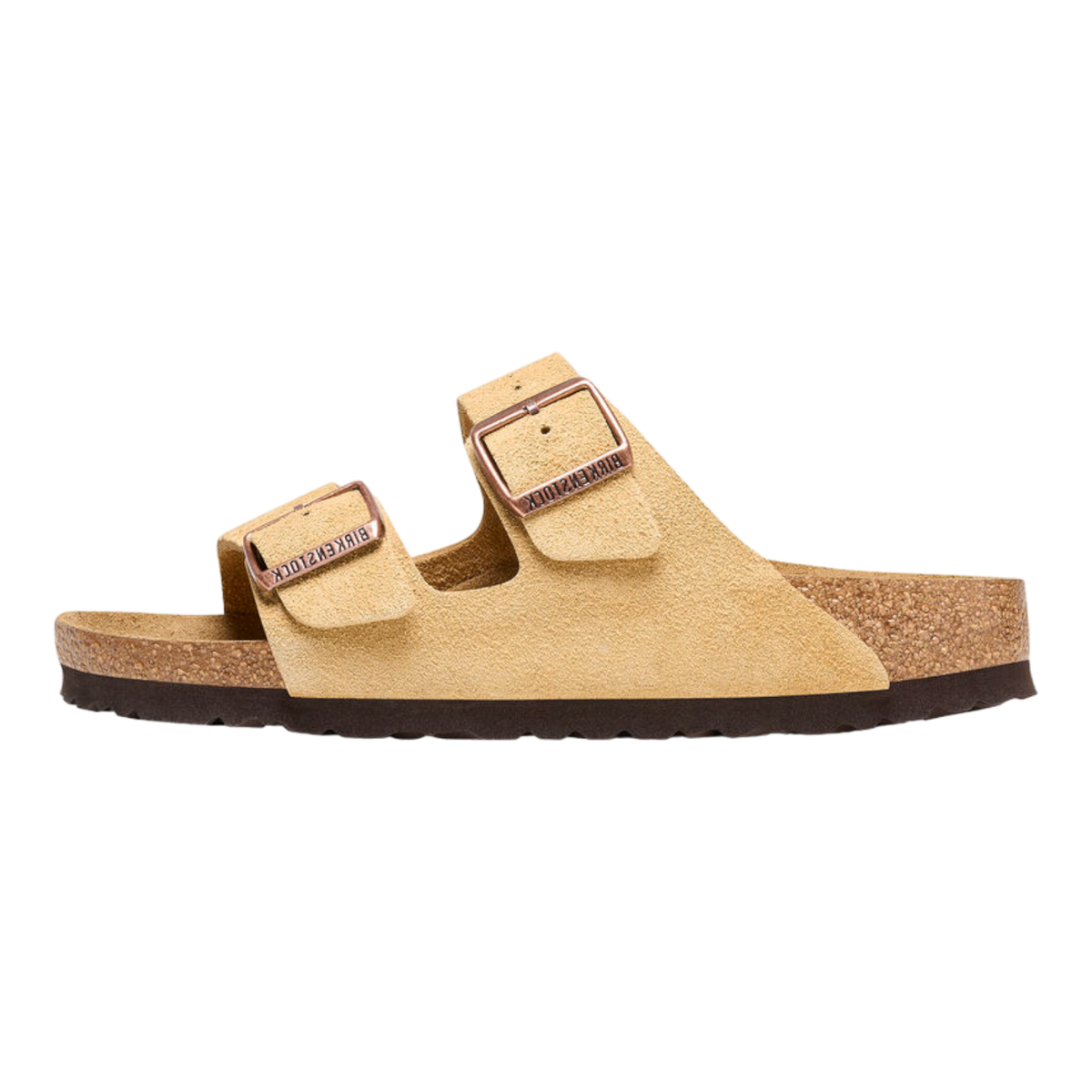 Birkenstock Arizona Latte Cream Suede Sandal