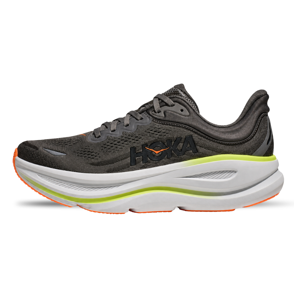 HOKA Bondi 9 Asphalt Grey Gravel Sneaker
