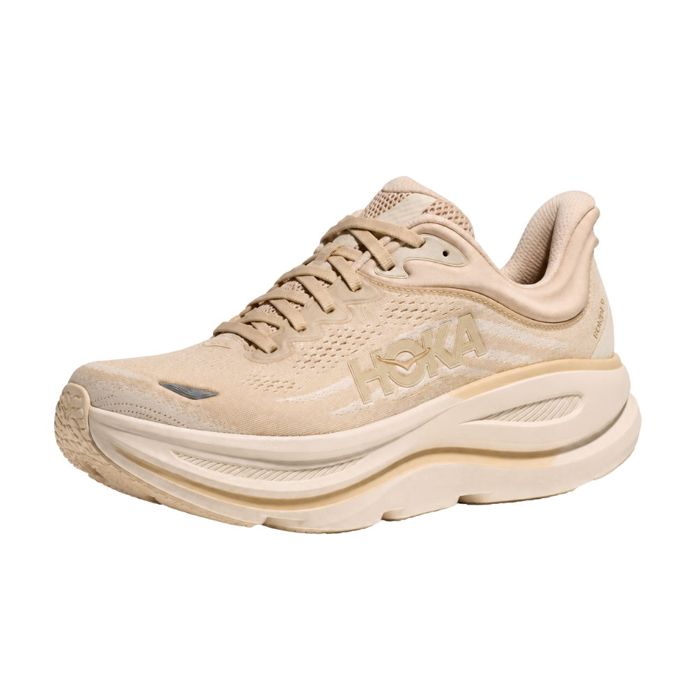 HOKA Bondi 9 Oatmeal Oat Milk Sneaker