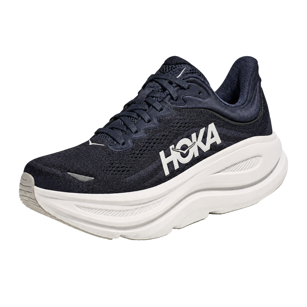 HOKA Bondi 9 Varsity Navy White Sneaker