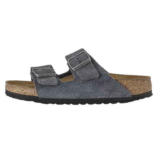 Birkenstock Arizona Charcoal Suede Sandal