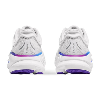 HOKA Bondi 9 Cosmic Grey White Sneaker