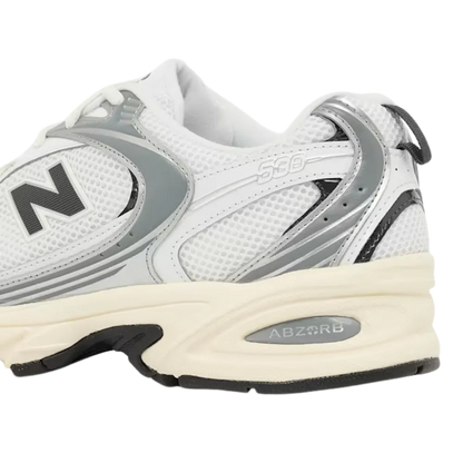 New Balance 530 White Silver Sneaker