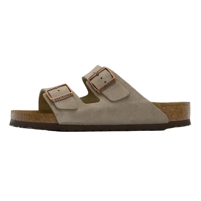 Birkenstock Arizona Soft Footbed Taupe Suede Sandal