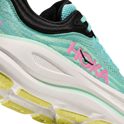 HOKA Bondi 9 Blue Spark Mint Fluorite Sneaker