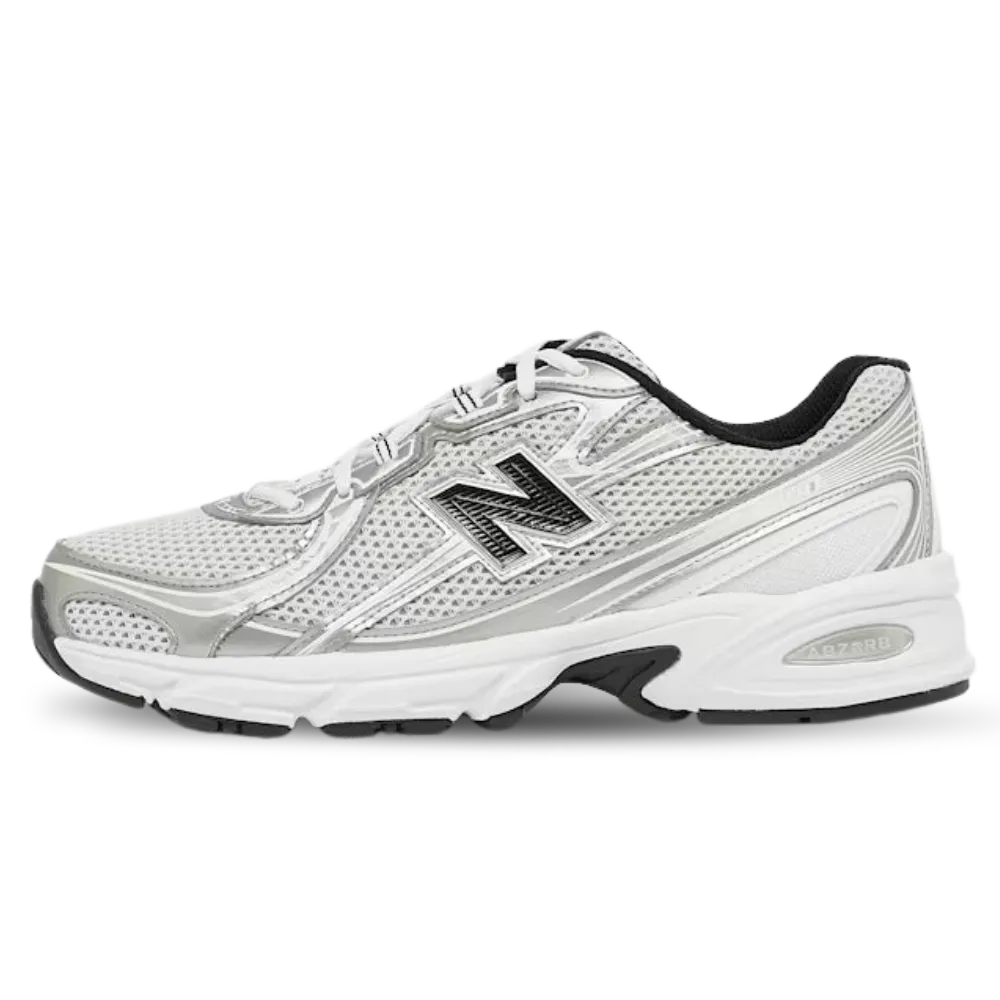 New Balance 740 White Silver Sneaker
