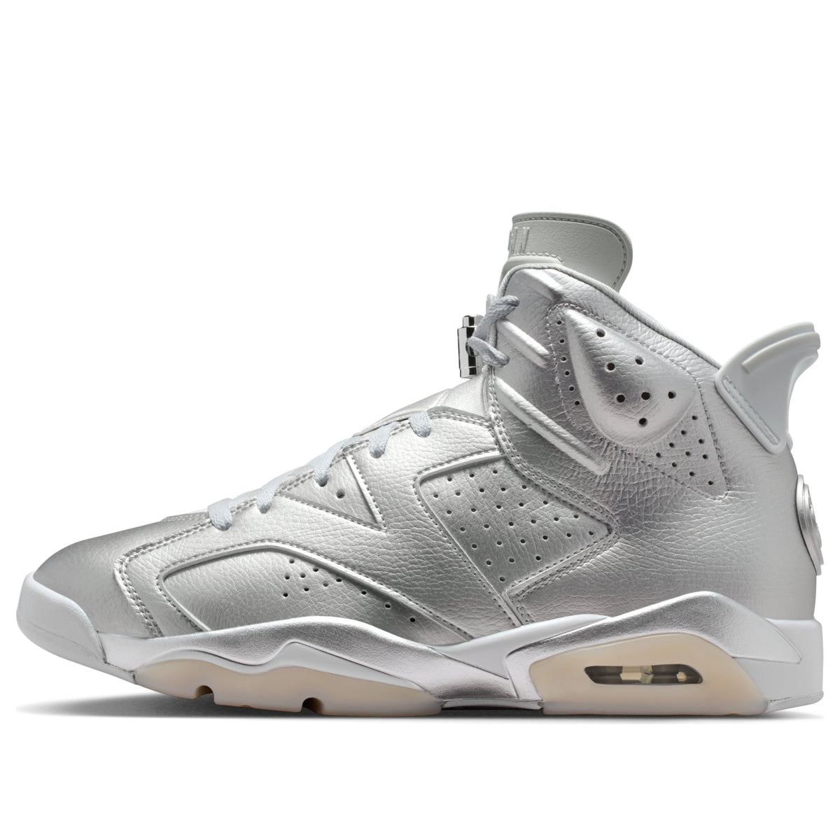 Jordan 6 Retro PSG Metallic Silver (2026) – product view